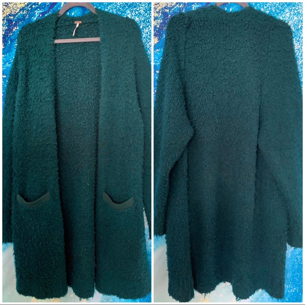Free People Womens Wool Blend Long Sleeve Cardigan Sweater.  Size Small